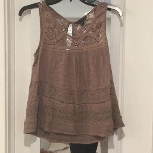 American Eagle embroidered tank